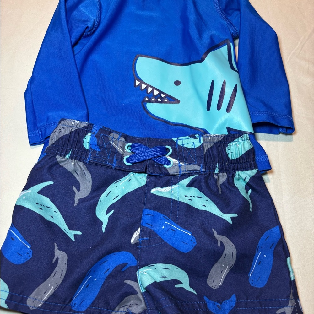 Cat & Jack Vibrant Blue Baby Swimwear